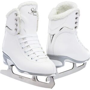 Jackson Ultima Softec Sport Women's Hockey Skate, White/Fleece - Size 8 Women's